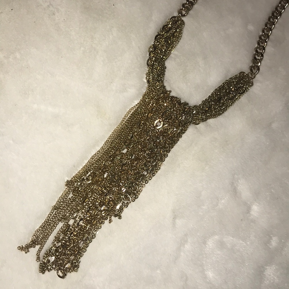 ⬇️Gold multi chain necklace
